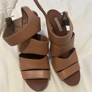 Brown Leather Women's Sandals